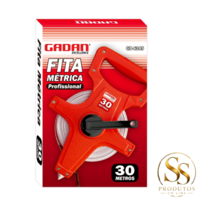 Trena - Fita Métrica de Fibra de Vidro Retrátil Gadan - 30 metros